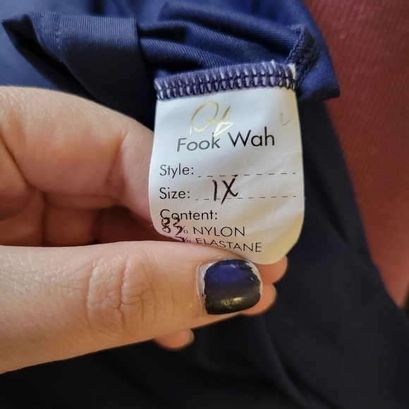 Johnny Was Zip Up Swim Jacket Size 1X - Picture 3 of 3